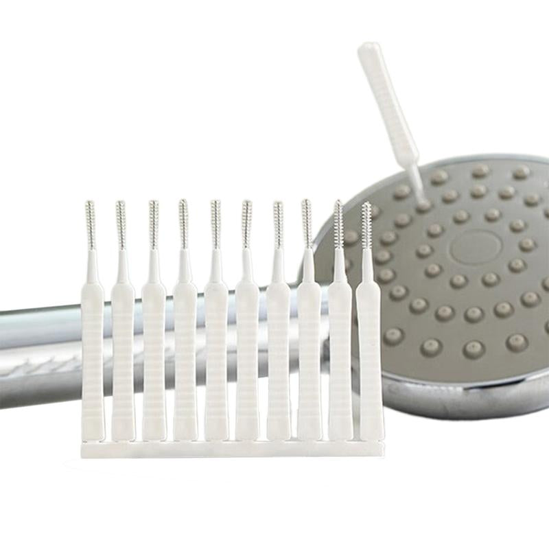 30 Counts Shower Head Cleaning Brush, Flexible Brush Head Reaches Tight Spaces,Multi-Purpose Use for Faucets and Sinks