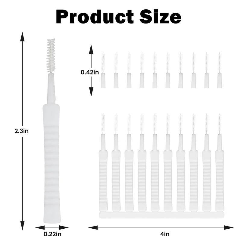 30 Counts Shower Head Cleaning Brush, Flexible Brush Head Reaches Tight Spaces，Multi-Purpose Use for Faucets and Sinks