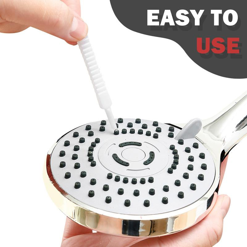 30 Counts Shower Head Cleaning Brush, Flexible Brush Head Reaches Tight Spaces，Multi-Purpose Use for Faucets and Sinks